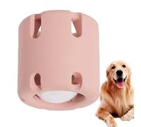 Rehmanniae Tennis Tumble Puzzle Toy, Small Tennis Balls for Dogs, Tennis Tumble Dog Toy, Tennis Tumble Puzzle Dog Toy, Rubber Interactive Rubber Dog Toy for Dogs Playing Training Toy, Pink