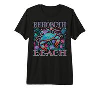 Rehoboth Beach Delaware Blue Crab Summer Beach Vacation Art Premium T-Shirt