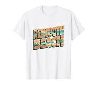 Rehoboth Beach Delaware Coastal Town Retro Vacation Value Graphic T-Shirt, Men, White, M