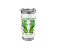Rehoboth Beach Delaware Hippy Mod Flower Daisy Flip Flops Stainless Steel Insulated Tumbler