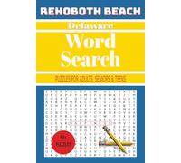 Rehoboth Beach Word Search Puzzle Book: Word Searches with Easy to Read Print about Rehoboth Beach Delaware | 6x9 inches, 110 pages | Travel Size | ... for Vacations, Holidays and Leisure Time