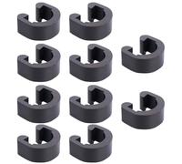 Rehoetom 10 Pack C-Clips for Brake and Gear Cables - Plastic Cable Housing Buckles 13mm, For Mountain Road and Folding Bikes