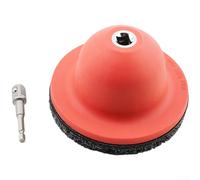 Rehoetom 150mm Grinding Wheel Hub Cleaner with Replaceable Disc and Thickened Abrasive Head for Rust Removal, Paint Stripping, Polishing and Metal Surfaces(1pcs+1/2 extension rod)