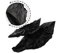 Rehoetom 2 Pack Ice Skate & Roller Skates Wheel Covers, Dust Cover for Skates, Elastic Oxford Cloth Protector for Sizes Up to 45 (4 * 72mm-4 * 90mm), Black