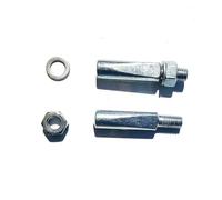 Rehoetom 4 Pack 9.5 mm 3/8 Inch Cotter Pins with Nuts and Washers for Raleigh Crank Chainwheel - Steel Fasteners for Bike Cycling Components