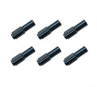 Rehoetom Aluminium Alloy For Bike Head Shift Cable Adjuster Screws, 6 Pack - Variable-Speed Shifter Cable Regulator for Road and Mountain Bikes, 0-5mm Fine Tuning Range,(Black)