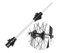 Rehoetom Aluminum Alloy Wheel Truing Stand Thru Axle Adapter for 12mm / 15mm / 20mm Quick-Release and Boost Hubs - For Bike Maintenance Tool, 200mm, 70.5g(BLACK)