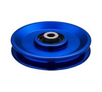 Rehoetom Cable Pulley Wheel for Abdominal Exercisers, Fitness Equipment Accessories, Aluminum Alloy High Pull-Down Roller with 6202RS Bearing, Compatible with Door(105mm red)