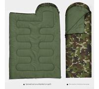 Rehoetom Camouflage Sleeping Bag for Adults - All-Season Envelope Design with 170T Polyester Shell, Hexagonal Insulation, Double S Stitching, Portable Carry Bag(camouflage)