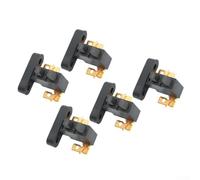 Rehoetom Carbon Brush Holder for 2-3KW 5-8KW Generators, Replacement Generator Accessories Compatible with 168F/188F Models, 5PCS Pack, Brass Terminal, Fits 12V Systems(5-8KW)