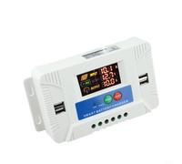 Rehoetom Digital 12V/24V Auto Solar Charge Controller 30A with LCD Display, 4 USB Outputs 5V/2A, Built-in Protection for -Acid, Lithium-Ion and for LiFePO4 Batteries,