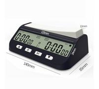 Rehoetom Digital Chess Timer Clock with Large Seesaw Button, Clear Display Stopwatch for Go Chess, Chess, Chinese Chess, 2 x AAA Batteries