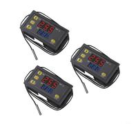 Rehoetom Digital Controller for W3230, PLC Module with -50 to 120°C Range, 0.1°C Accuracy, for Relay Output, Compatible with Industrial Heating &(24V)