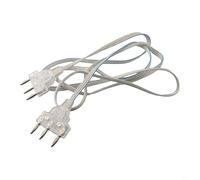 Rehoetom Epée Body Cord for Fencing - 1.6m Transparent Wire with Plastic and Metal Construction, Flexible and For Durable, Compatible with Epée Face Guards