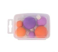 Rehoetom Fly Fishing Float 6 Pack, For EVA Foam Quick-Release Buoyant Lure Accessory for Fly Fishing, Lightweight Spherical Design with High-Density Closed-Cell Structure,(3 orange and purple)