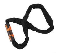 Rehoetom For Bike Chain Lock 7.5mm Heavy Duty 70cm Long for Motorcycle Generator, Five-Digit Combination Code, Cut Resistant Alloy Steel with Zinc Alloy Core,(1.2m)