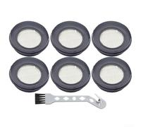 Rehoetom HEPA Filter Replacement, For SunSare X7A-US And Fieety-V7, Washable Reusable Air Inlet Filters, For Cordless Handheld Vacuum, For 6-Pack With Cleaning Brush(6 PACK)
