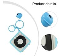 Rehoetom Mini Digital Voice Recorder Keychain for Personalized Love Messages & Music, Compact Portable Audio with 15-Second Recording,(D)