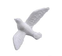 Rehoetom Miniature White Pigeon Figurine Crafts- Resin Bird Model DIY Projects| Dollhouse Decoration| Fairy Garden Ornament| 2.3cm Small Statue