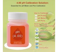 Rehoetom pH Calibration Solution Kit 50ml with ORP222mv Storage for pH Meter Probe Protection, Includes 4.0/7.0/10.0 Buffer Solutions, KCL Electrode Maintenance, 5 in 1(4)