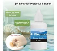 Rehoetom pH Calibration Solution Kit 50ml with ORP222mv Storage for pH Meter Probe Protection, Includes 4.0/7.0/10.0 Buffer Solutions, KCL Electrode Maintenance, 5 in 1(ORP222mv)