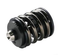 Rehoetom Rear Shock Absorber for Folding Bikes, Steel Spring Suspension with Double-Layer Spring, 67x39.8x39.8mm, Compatible with Rear Shocks(gray)