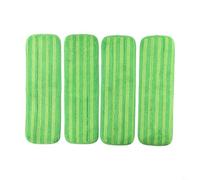 Rehoetom Reusable Microfiber Mop Pads for Swiffer PowerMop- WashableRefills 13-15 Inch Mops| Thickened Cleaning Cloths Hardwood Vinyl Floors| 4 Pcs(Green)