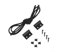 Rehoetom RV Cabinet Cargo Net for Camper and Trailer - Elastic Mesh Storage Organizer with Anti-Fall Fence, Adjustable Tension Straps for Secure Interior Fixing,