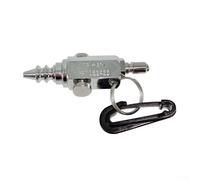 Rehoetom Stainless Steel Diving Nozzle for BCD Inflator Hose, Scuba Snorkeling Air Inflation Tool with Clip, Compatible with Standard Inflation Systems