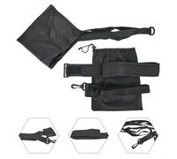 Rehoetom Swimming Resistance Training Belt for Adults, Adjustable Strength Training Swim Parachute with Wide Thickened Webbing, PP Material, 20/30/4(BLACK)