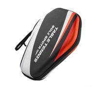 Rehoetom Table Tennis Paddle Case For EVA Hard Shell Racket Storage Bag with Protective Lining and Handle for 2 Paddles or Paddle Plus Balls Compatible with Most Standard(PB005-C model)