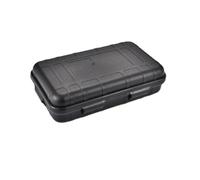 Rehoetom Waterproof Storage Case for Outdoor Survival Kit, Shockproof Container with PE Lining, Floating Camping Gear Box for Hiking, Boating, Fishing, Kiteboarding -(Black (L))