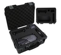 Rehomy Waterproof Hard Case with Customizable Foam Insert, Portable Small Shockproof Tool Case for DSLR Camera Drone Equipment, Protective Flight Case with Foam (Black, 54x36x11cm)