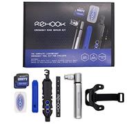 Rehook Emergency Bike Repair Kit Complete Lightweight Bicycle Toolkit with Plus Multi-Tool, AIR Bike Pump, Tyre Levers, Glueless Puncture Repair Patches Suitable for All Bikes UK Made Tools