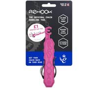 Rehook Original Bike Chain Tool, Lightweight Bicycle Maintenance Tool, Patented Chain Handling Tool, Cycling Gift Idea, Pink, Made in UK
