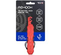 Rehook Original Chain Handling Tool - Red | Get Your Chain Back On Your Bike Without The Mess | Portable, Lightweight & Patented Bicycle Maintenance Tool | Made in UK