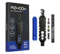 Rehook Plus | Lightweight Bicycle Multi-Tool | Includes Tyre Levers, Spoke Keys, Wrenches, Hex Allen Keys, Screwdriver, Bike Chain Tool Head | Made in UK
