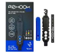 Rehook Plus Lightweight Bicycle Multi-Tool with Tyre Levers, Spoke Keys, Wrenches, Hex Allen Keys, Screwdriver Bit, Bike Chain Tool Head for Road, Gravel, MTB, Hybrid Bikes, Made in UK
