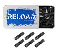 Rehook Reload H6 Hex 25mm Impact Screwdriver Bit Set, S2 Steel Drill Driver Bits with 1/4" Hex Shank, Heavy-Duty Allen Tool Bits for Impact Drivers and Power Tools