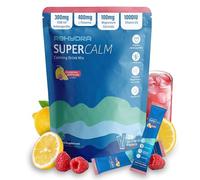 Rehydra SuperCalm Drink Mix, Cortisol Support & Sleep Aid Supplement, Magnesium Glycinate, L-Theanine, KSM-66 Ashwagandha, Vitamin D3, Sugar Free Raspberry Lemonade Powder, 30 Servings, Pack of 2