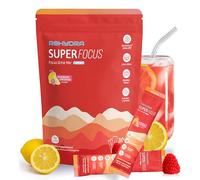 Rehydra Superfocus with Caffeine, Nootropic Focus & Energy Powder Drink Mix, Lions Mane, Alpha GPC, Rhodiola, No Sugar, Raspberry Lemonade, Made for Mental Performance & Nervous System, 30 Pack