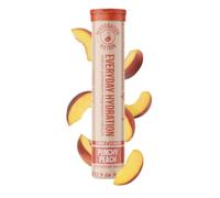 REHYDRATION NATION Punchy Peach Hydration Tablets - Sugar-Free Electrolytes for Everyday Hydration - Potassium, Calcium, Magnesium & Sodium - No Added Vitamins - Fast-Dissolving Vegan, 20 Servings