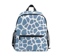 Reiacy Blue Pebble Stone Pattern Kids Small School Backpack, Toddler Preschool Shoulder Bookbag Kindergarten School Bag Casual Daypack