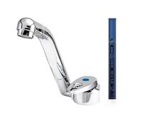 Reich Samba Chrome Folding Tap - Cold Only - Pushfit Hose