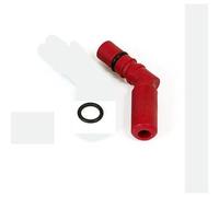Reich Smooth Connector for Base of Taps Push Fit. Red Complete with O Ring Caravan/Motorhome F109 Crus