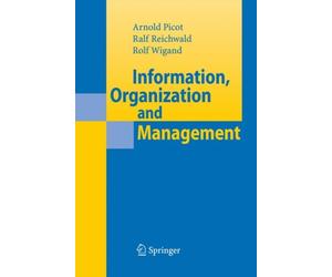 Reichwald - Information Organization and Management - New hardback or - X555z