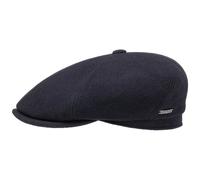 Reid 6 Panel Flat Cap by Stetson