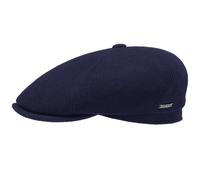 Reid 6 Panel Flat Cap - Navy S