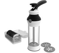 Reifier 14-Piece Cookie Press Set - Stainless Steel Disks & Storage Case - Heavy-Duty Design, RFCPG14SSC