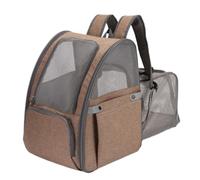 REIFOR Cat Carrier Dog Carrier Pet Carrier Pet Travel Bag Pet Backpack Travel Carrier Ventilated Mesh Double Shoulder Bag For Dogs And Cats Dog Travel Bag(B)